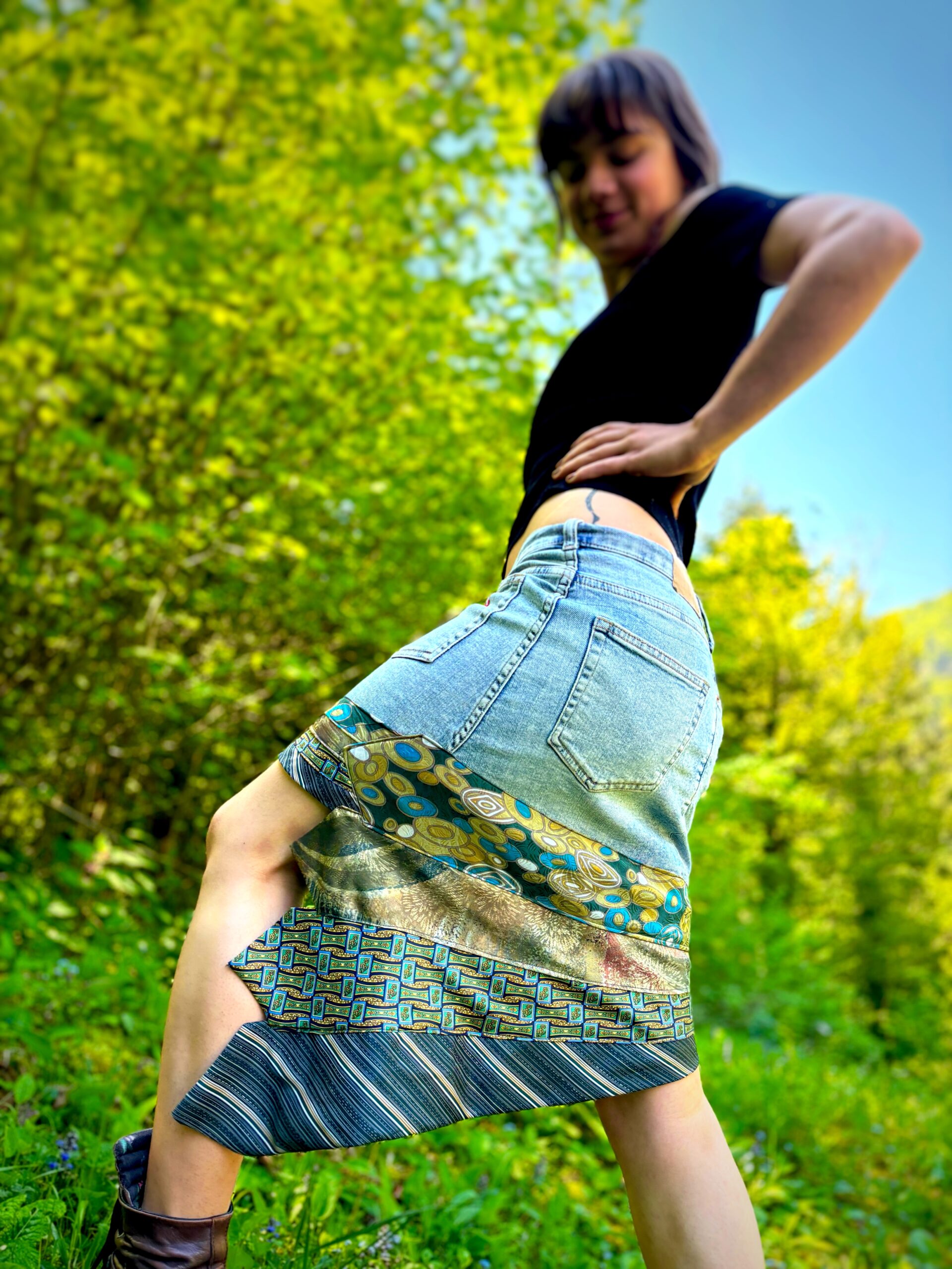kRavbojka — jeans in kravate