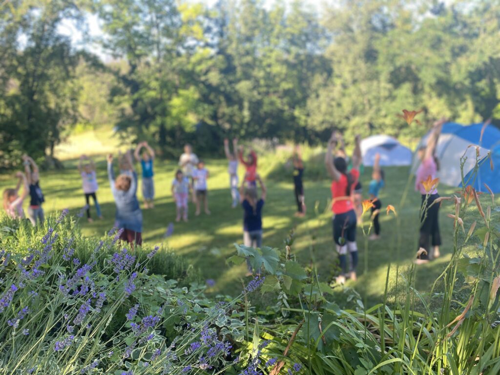 Together on the meadow – Scented Aerial Holidays